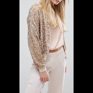 Vila Sequin Bomber